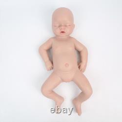 20'' IVITA Eyes Closed Silicone Reborn Doll Handmade Baby Girl Mouth Open