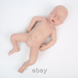 20'' IVITA Eyes Closed Silicone Reborn Doll Handmade Baby Girl Mouth Open