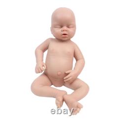 20'' IVITA Eyes Closed Silicone Reborn Doll Handmade Baby Girl Mouth Open