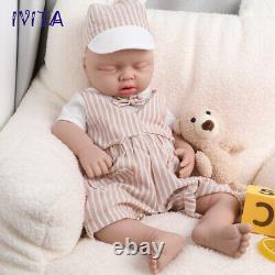 20'' IVITA Silicone Boy Eyes Closed Silicone Reborn Doll Can take a pacifier