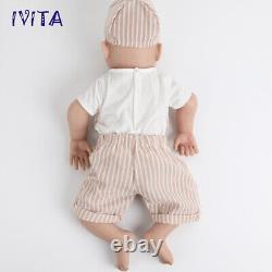 20'' IVITA Silicone Boy Eyes Closed Silicone Reborn Doll Can take a pacifier