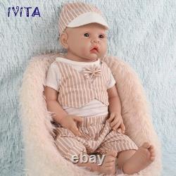 20'' Silicone Reborn Baby Doll Boy Full Body Silicone Doll Chubby Baby