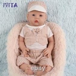 20'' Silicone Reborn Baby Doll Boy Full Body Silicone Doll Chubby Baby