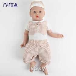 20'' Silicone Reborn Baby Doll Boy Full Body Silicone Doll Chubby Baby