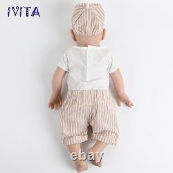 20'' Silicone Reborn Baby Doll Boy Full Body Silicone Doll Chubby Baby