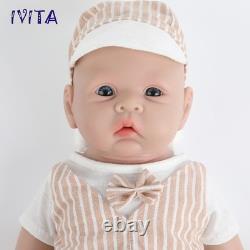 20'' Silicone Reborn Baby Doll Boy Full Body Silicone Doll Chubby Baby
