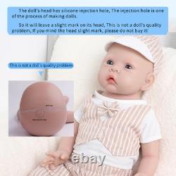 20'' Silicone Reborn Baby Doll Boy Full Body Silicone Doll Chubby Baby