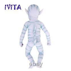 20 Sleeping Avatar Blue and Pink Color Lifelike Full Silicone Floppy Twins Doll