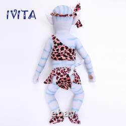 20 Sleeping Avatar Blue and Pink Color Lifelike Full Silicone Floppy Twins Doll