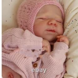 20in Pascale Reborn Baby Girl Full Body Silicone Lifelike Doll Gift for Kids