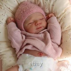 20in Pascale Reborn Baby Girl Full Body Silicone Lifelike Doll Gift for Kids