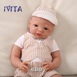 21Lifelike Lovely Big BoySoft Silicone Reborn Baby Big Dolls Birthday Gifts