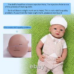 21Lifelike Lovely Big BoySoft Silicone Reborn Baby Big Dolls Birthday Gifts