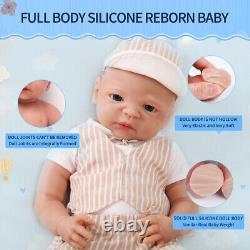 21Lifelike Lovely Big BoySoft Silicone Reborn Baby Big Dolls Birthday Gifts