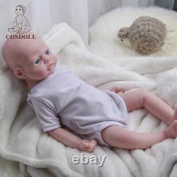 22'' Big Girl Rebirth Baby Full Body Silicone Lifelike Big Doll Real Touch Xmas