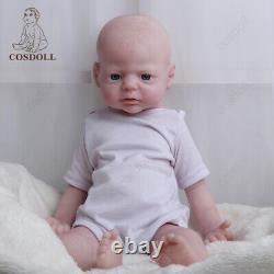 22'' Big Girl Rebirth Baby Full Body Silicone Lifelike Big Doll Real Touch Xmas