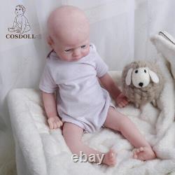 22'' Big Girl Rebirth Baby Full Body Silicone Lifelike Big Doll Real Touch Xmas