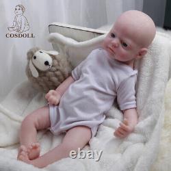 22'' Big Girl Rebirth Baby Full Body Silicone Lifelike Big Doll Real Touch Xmas