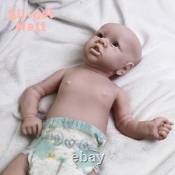 22 Big Size Platinum Silicone Dolls 4.7kg Reborn Newborn Baby Unpainted Dolls