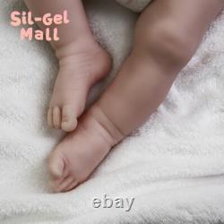 22 Big Size Platinum Silicone Dolls 4.7kg Reborn Newborn Baby Unpainted Dolls