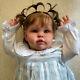 22 Finished Reborn Baby Doll Newborn Doll Girl With Rooted Hair Handmade Gift
