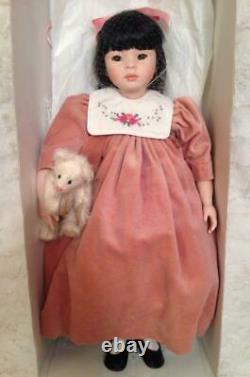 22 Sandra, Limited Edition Dolls By Pauline, Nib With Mohair Bear 201/950