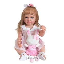 22 inch Reborn Doll 55cm Full Silicone Vinyl Reborn Toddler Girls Dolls Gifts