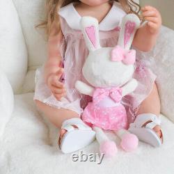 22 inch Reborn Doll 55cm Full Silicone Vinyl Reborn Toddler Girls Dolls Gifts
