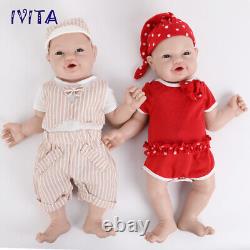 23Big Baby Full Silicone Lifelike Reborn Big Doll Boy And Girl Baby Xmas Gifts