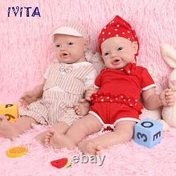 23Big Baby Full Silicone Lifelike Reborn Big Doll Boy And Girl Baby Xmas Gifts