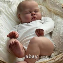 24in Pickle Sleeping Reborn Baby Doll Soft Body Lifelike Reborn Toddler Cuddly