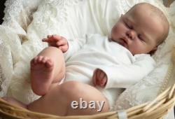 24in Pickle Sleeping Reborn Baby Doll Soft Body Lifelike Reborn Toddler Cuddly