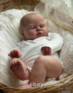 24in Pickle Sleeping Reborn Baby Doll Soft Body Lifelike Reborn Toddler Cuddly