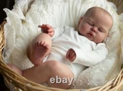 24in Pickle Sleeping Reborn Baby Doll Soft Body Lifelike Reborn Toddler Cuddly