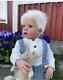 25inch Sandie Standing Legs Reborn Baby Doll Rooted White Hair Boy Lifelike Gift