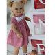 26 Finished Vinyl Reborn Baby Dolls Lifelike Rooted Hair Toddler Girl Dolls Toy