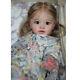 26 Painted Toddler Girl Finished Reborn Baby Doll With Cloth Body Rooted Hair Toy