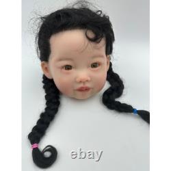 28 Reborn Unfinished Baby Doll Toddler Girl Painted Kit Soft Cloth Body Gifts