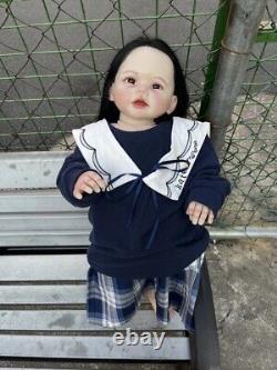 28in Already Finished Reborn Baby Doll Artist Handmade Toddler Girl Figures Toys