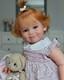 28inch Lifelike Finished Reborn Baby Doll Rooted Hair Toddler Girl Toy Kids Gift
