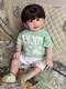 28inch Reborn Baby Doll Kit Hand-rooted Hair Realistic Boy Toddler Painted Kits