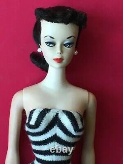 # 2 Vintage Ponytail Barbie Brunette Two