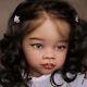 30 Artist Finished Reborn Baby Doll Hand-rooted Toddler Black Dark Skin Doll