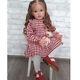 30 Finished Reborn Baby Doll Toddler Girl Yellow Rooted Long Hair Handmade Gift