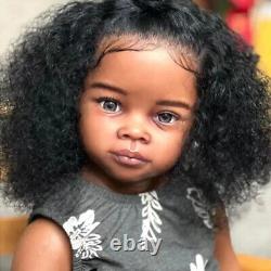 30 Huge Toddler Reborn Baby Doll Hand-Rooted Curly Hair Artist Finished Doll