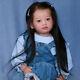 30 Realistic Reborn Baby Doll Toddler Girl Hand-rooted Long Hair Handmade Gifts