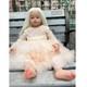 30 Reborn Baby Doll Hand-rooted White Hair Already Finished Toddler Girl Gift