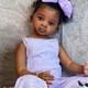 30 Reborn Baby Doll Toddler Girl Curly Hair Cloth Body Handmade Gift Black Skin