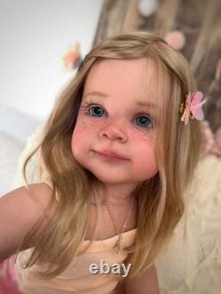 30in Fully Assembled Toddler Girl Reborn Baby Doll Painted Collect DIY Toy Gifts