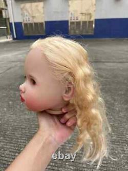 30in Reborn Baby Doll Kit Toddler Girl Blonde Hair Painted Kit DIY Handmade Gift